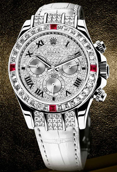 ROLEX COSMOGRAPH DAYTONA WHITE GOLD AND DIAMONS