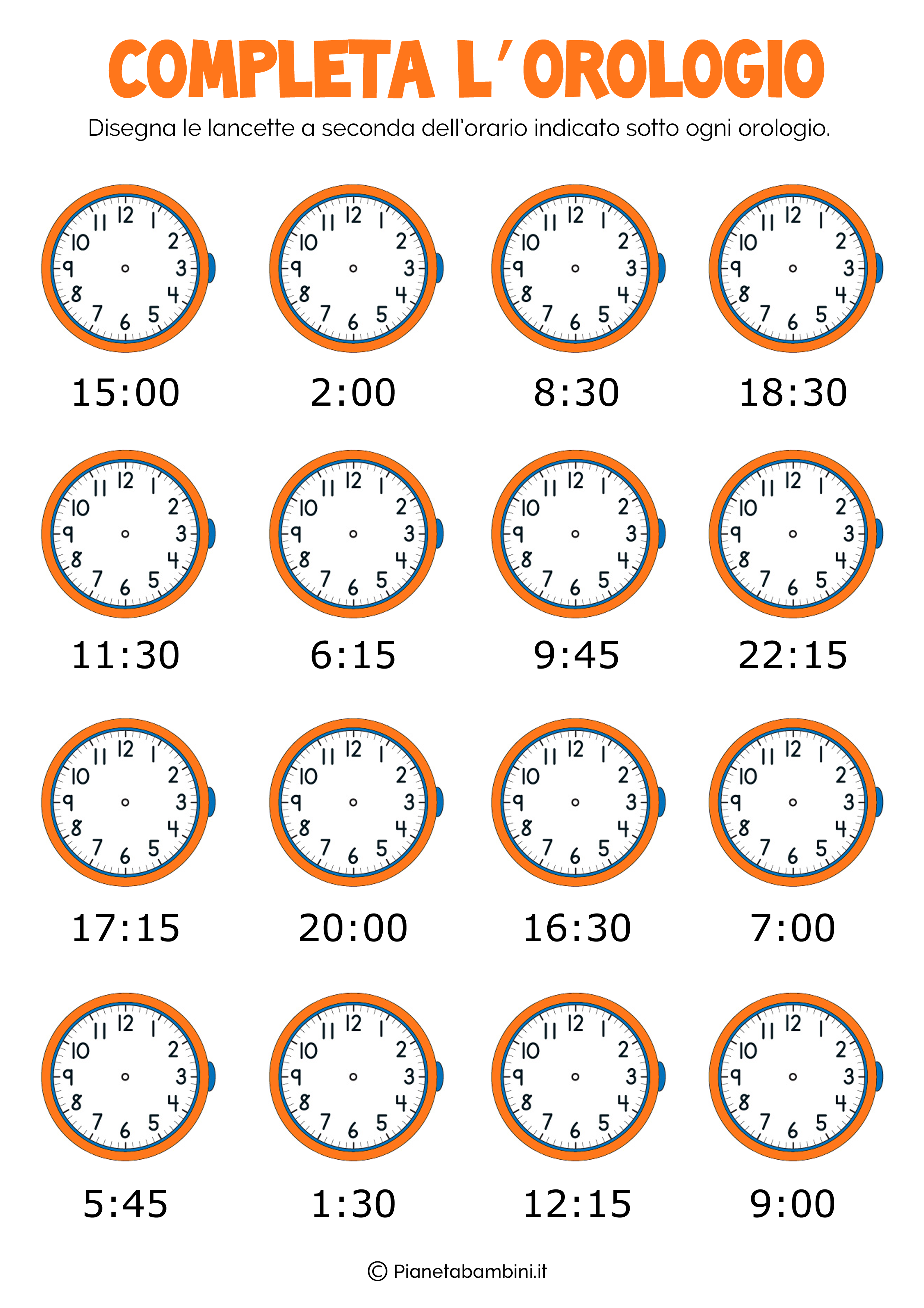 Disegna Lancette Orologio 1 Orologi E Cronografi