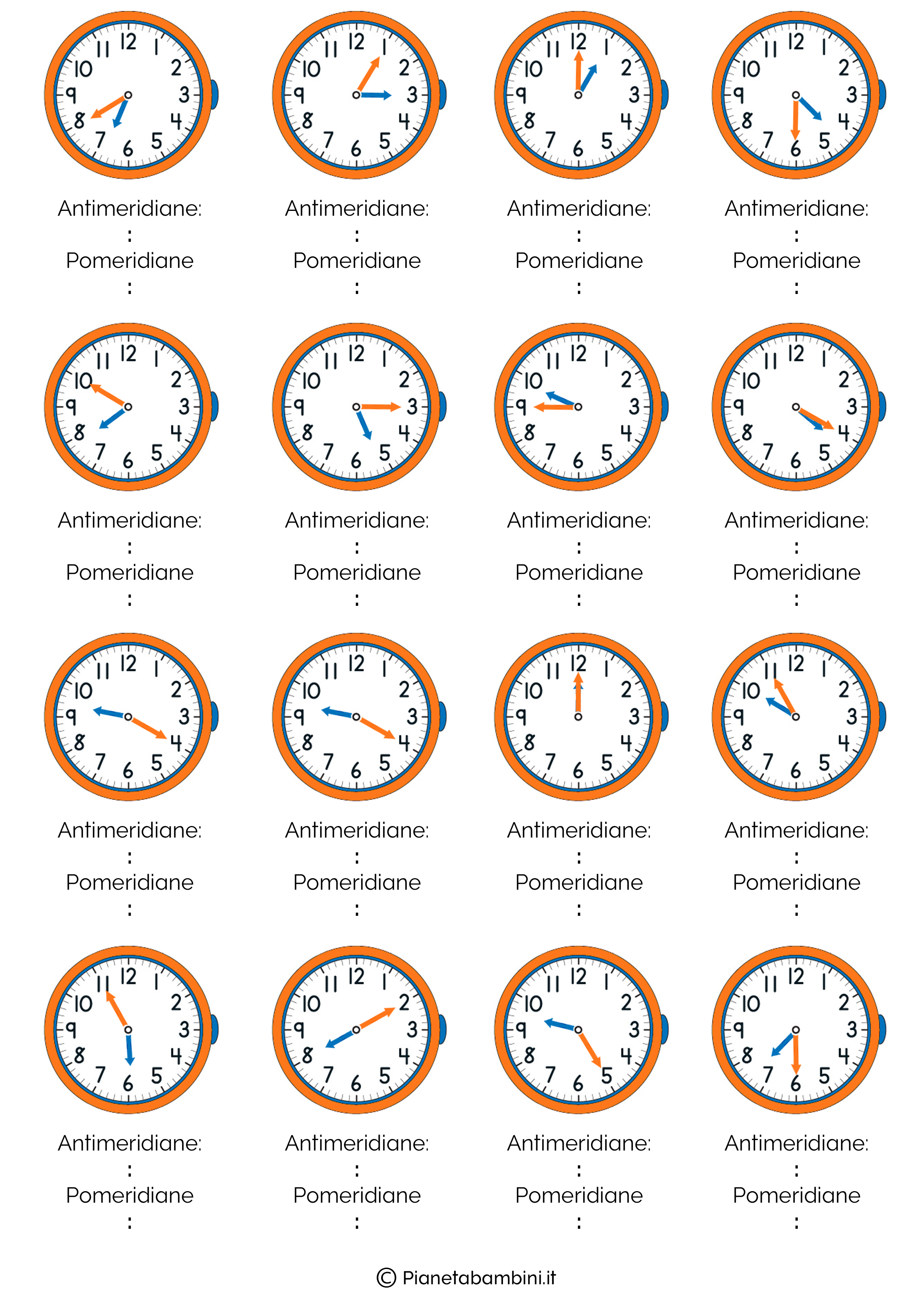 Come Insegnare Ai Bambini La Lettura Dell Orologio