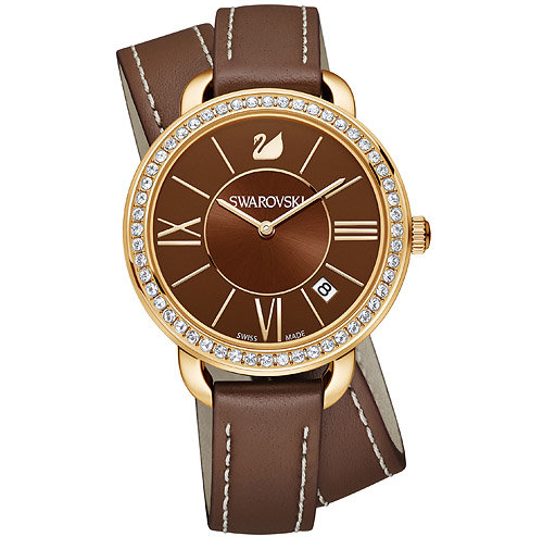 Aila Day Double Tour Orologio  Brown   Orologi   Negozio Swarovski online