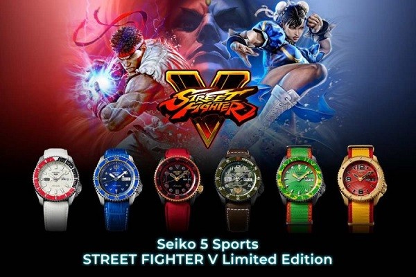 seiko ispirati a street fighters